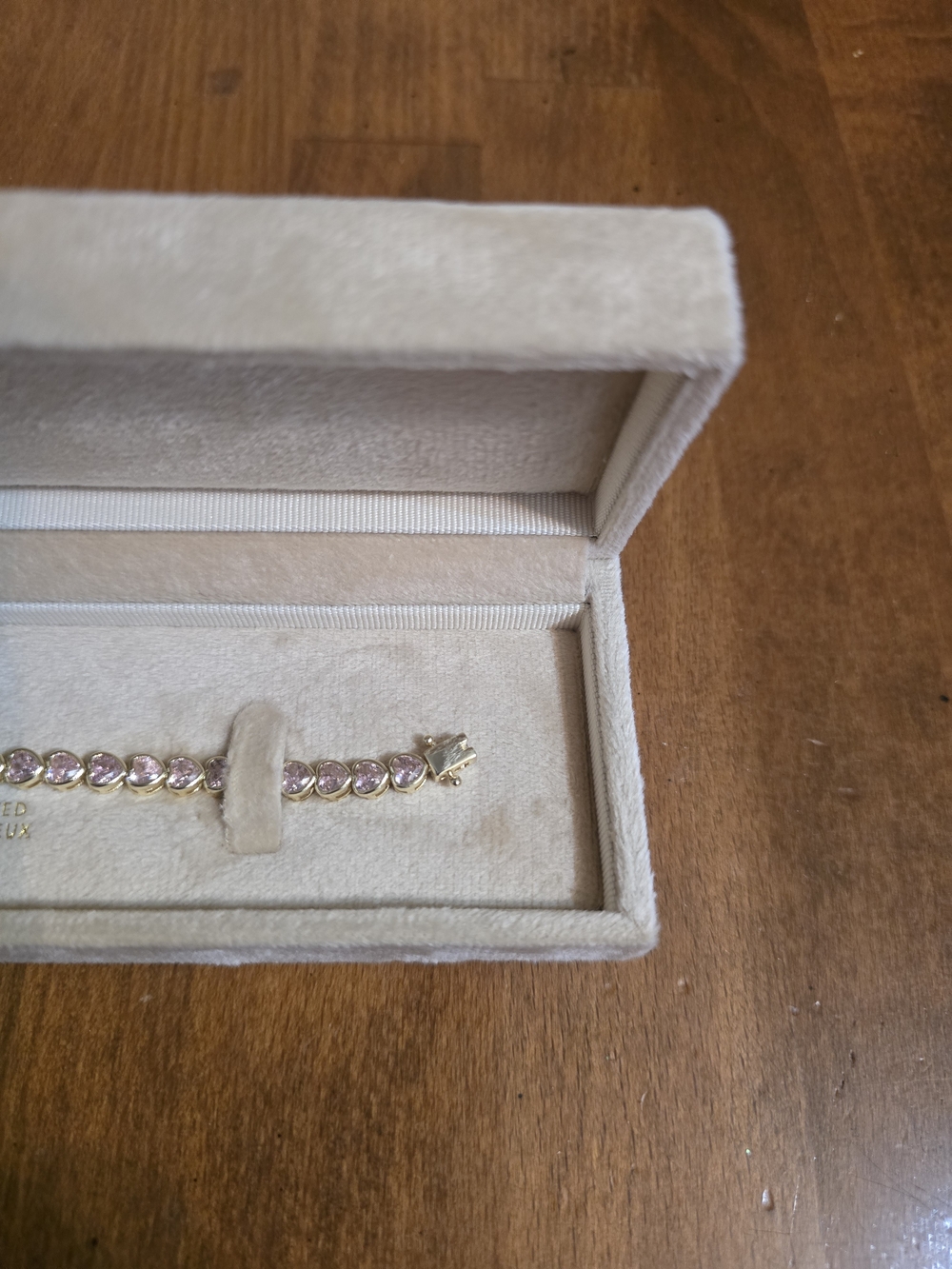 Pink Heart Stone Bracelet - Picture 4 of 6